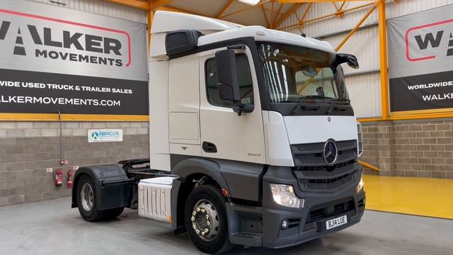 New In Stocklist For Sale: MERCEDES ACTROS 1843 EURO 6 4X2 TRACTOR UNIT  2014  BJ14 LUE
