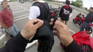 Люди против мотоциклистов 8