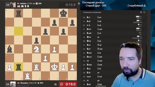 Любитель против шахматных профи. Титульный вторник 07/11/2023 смотреть онлайн