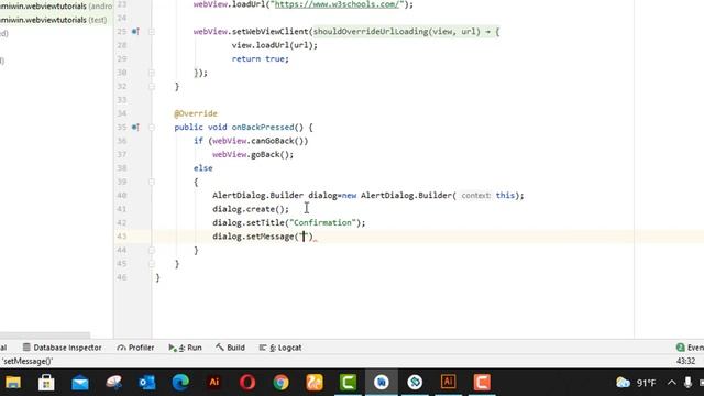 WebView Exit Confirmation Dialog | Exit Confirmation Dialog Box in Android