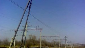 Демонтаж опоры ВЛ 10 кВ.