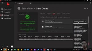 Criando uma tabela DCalendario com o Bravo For Power BI