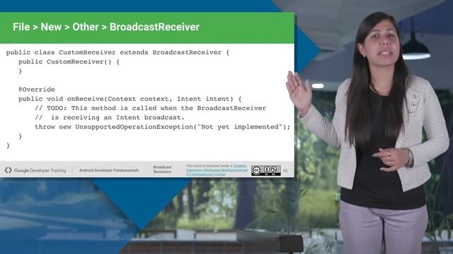 Broadcast Receivers (Android Development Fundamentals, Unit 3: Lesson 7.3) смотреть онлайн
