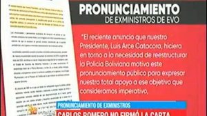 04072022 CARLOS ROMERO CARLOS ROMERO NO FIRMÓ CARTA DE DIFUNDIDA POR EX MINSITROS RED UNITEL