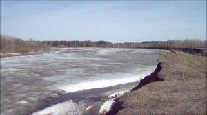 Река Чулым. д. Новоселы, Большеулуйский р-н, 08.04.20г. Автор Елена Цыганова