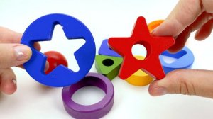 Развивающие Игрушки- Английский для Детей - Учим Названия Геометрических Фигур и Цветов.