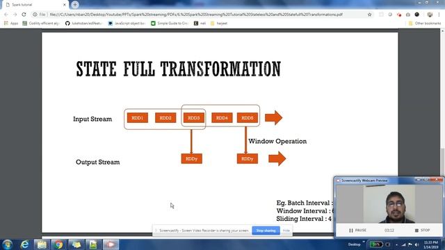 7.6 Spark Streaming Tutorial | Stateless vs Stateful Transformations смотреть онлайн