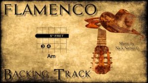 Flamenco Rumba Spanish Backing Track Am G F E (fast)