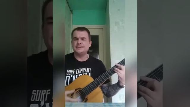 Кавер на песню"Родина"группы ДДТ на гитаре смотреть онлайн