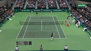 Rotterdam 2012 Kwart Finale - Roger Federer vs Jarkko Nieminen