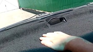 Один не дорогой способ. Накидка на панель приборов. Отзыв покупателя.