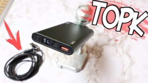 Обзор Power Bank Topk 10000mah и Магнитный Кабель с Алиэкспресс