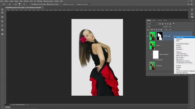 Détourer une photo sur fond vert dans Photoshop CC 2021 смотреть онлайн