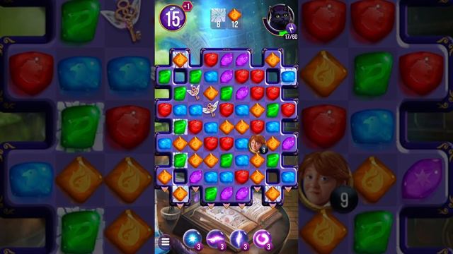 Harry Potter: Puzzles & Spells Puzzle 137 (No Boosters) смотреть онлайн