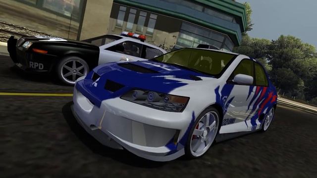 Как сделать Mitsubishi Lancer EVO 9 Эрла в NFS Most Wanted смотреть онлайн