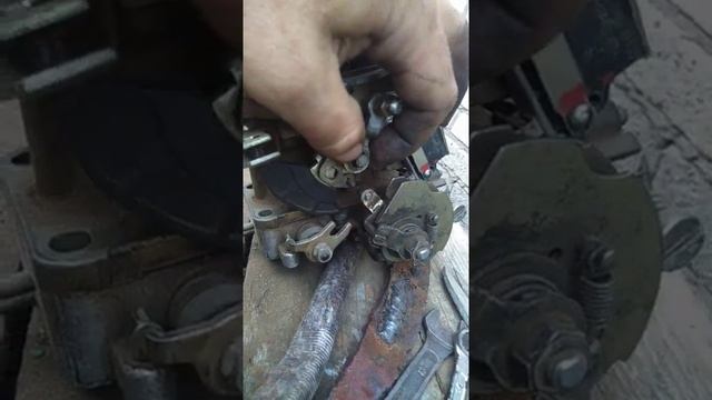 Карбюратор К151 ремонт штока подсоса после вылета в2 смотреть онлайн