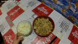 требуха  жаренная