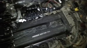 щелчки в двигателе b20b honda crv rd1