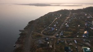 Озеро Болонь. Хабаровский край. село Джуен. С высоты птичьего полёта.