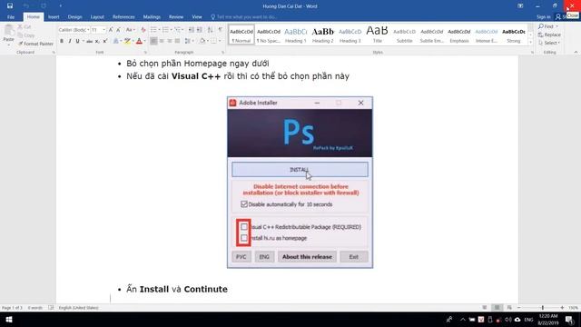 Hướng dẫn cài Photoshop CC 2019 và Link Down kèm theo смотреть онлайн