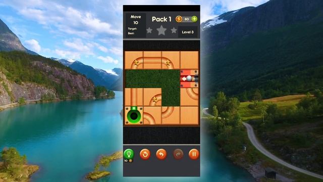 Drag the ball: Roll the ball in the hole смотреть онлайн