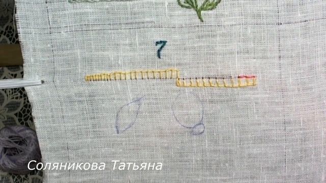 Вышивка. Обучающий курс. Урок 7 .Петельный шов и его применение.