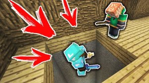 ЗАБАЙТИЛ АЛМАЗНИКА И СКИНУЛ В ЛОВУШКУ!!!грифер шоу в майнкрафт...