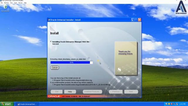 how to install oracle 9i database on Windows, Installing and Configuring Oracle9i Windows10