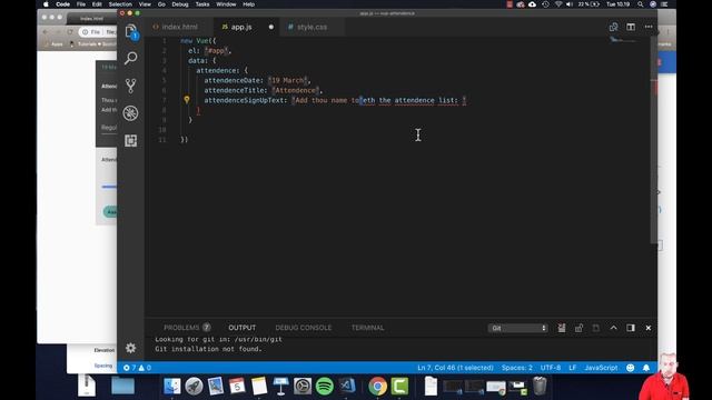 VueJS | Level 2-8: new vue instance + data objects