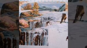 #2 сп год без забот. Готовая работа от Тамары Лелюк. Водопад от Риолис