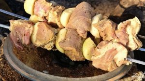 Шашлык из свинины на уксусе