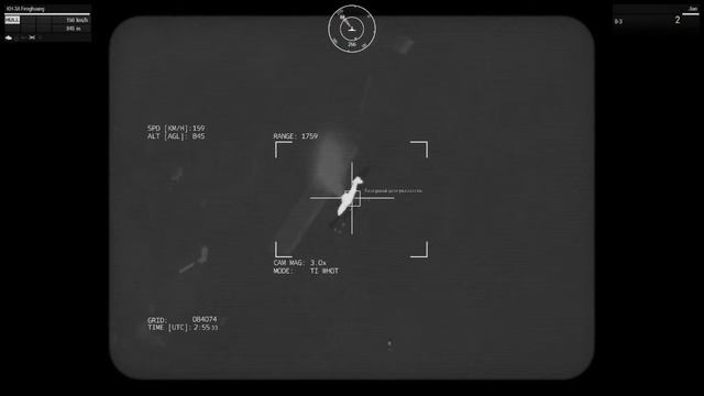 БПЛА "KH-3A Fenghuang " уничтожение цели по лазерному указателю Arma 3