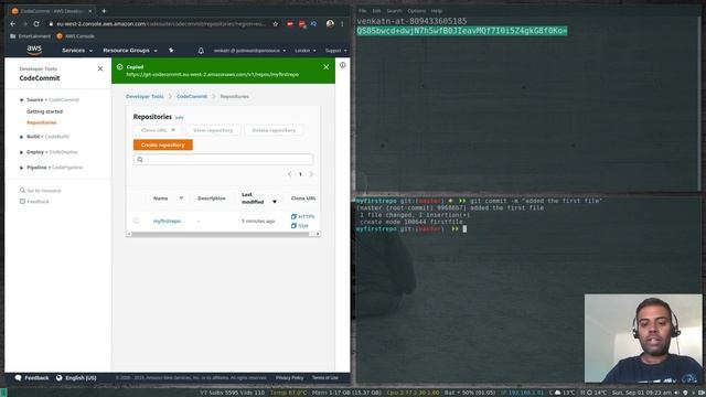 [ AWS 14 ] Set up your first AWS CodeCommit Repository смотреть онлайн