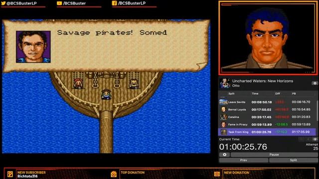 Uncharted Waters: New Horizons WR Otto Attempts, 5/26/21; Random Games Afterwards смотреть онлайн