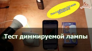 Большой тест диммируемой Jazzway 10Вт E27