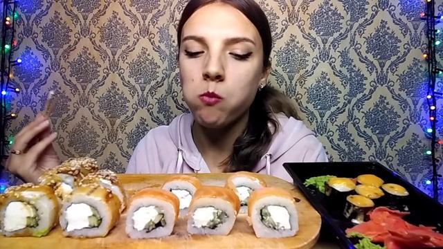 Mukbang:/ ? СУШИ? & РОЛЛЫ?// Плохое предчувствие/ Вещие сны?//EATING SHOW. смотреть онлайн