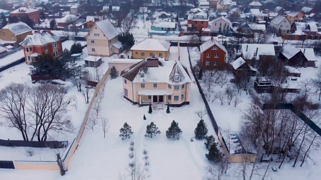 Производственная аэросъемка дома в Апрелевке. смотреть онлайн