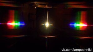 Розжиг лампы ДРИ-70 G8.5 Осрам через дифракционную решётку