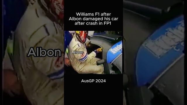 Williams handing over Logan Sargeant’s car to Alex Albon