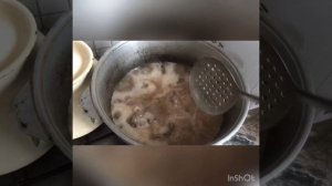 Готовлю косулю! Косуля с картошкой в казане!