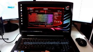 Asus Rog Strix Change Keyboard Colour RGB Settings Aura Core