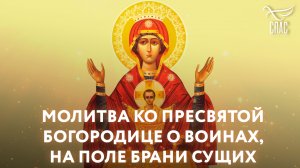 МОЛИТВА КО ПРЕСВЯТОЙ БОГОРОДИЦЕ О ВОИНАХ, НА ПОЛЕ БРАНИ СУЩИХ