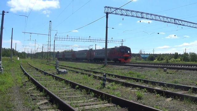 Электропоезд Комарихинская-Пермь 2
