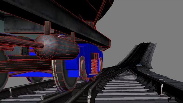 Симуляция взаимодействия 'Колесо и рельс' 14b смотреть онлайн