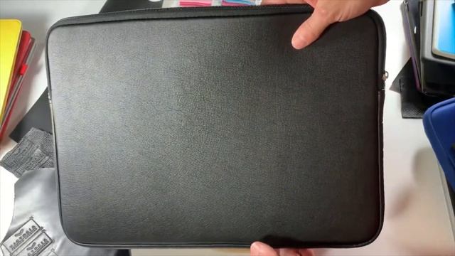 Custom Leather Zip Laptop Sleeve with Logo or Design Print or Emboss, by CustomLogoCases смотреть онлайн