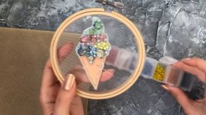 Брошь Мороженое из бисера своими руками I Как сделать брошь из бисера