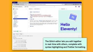 You’re going to build a web app in less than a minute on Glitch.com, for free