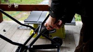 Ryobi RTS 1800EF-G unboxing and first start