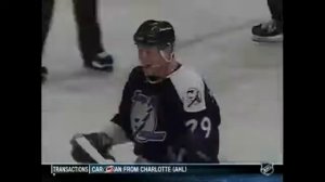 Alex Selivanov scores his first NHL playoff goal in game 2 vs Flyers(1996)