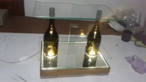 Столик с подсветкой своими руками